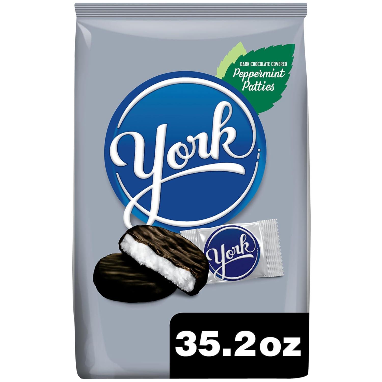 York Dark Chocolate Peppermint Patties 35oz for $8.95 Shipped