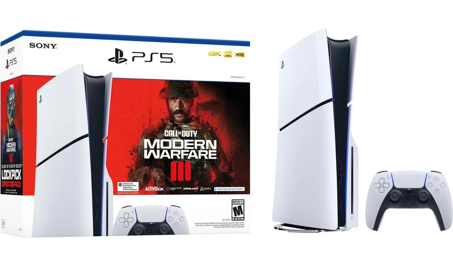 Sony PlayStation 5 Slim Console with Call of Duty Modern Warfare III $499.99 Shipped