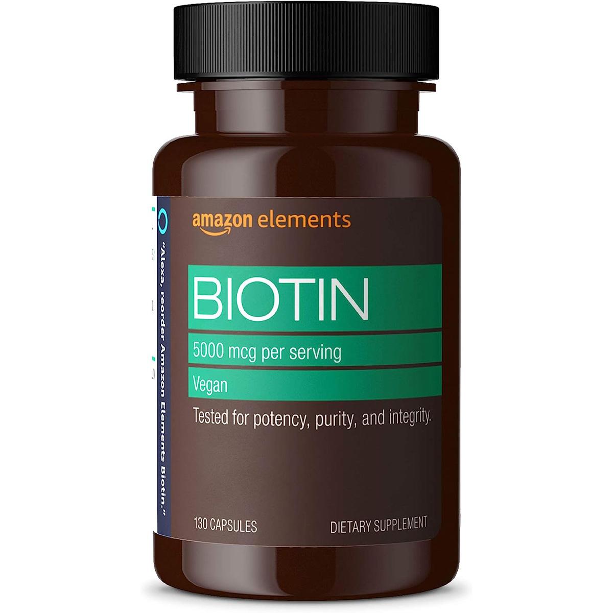 Amazon Elements Vegan Biotin 130 Capsules for $3.63 Shipped