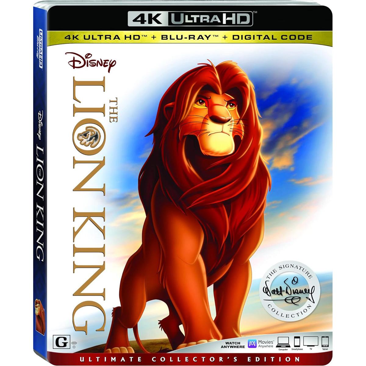 The Lion King 4K UHD for $9.11