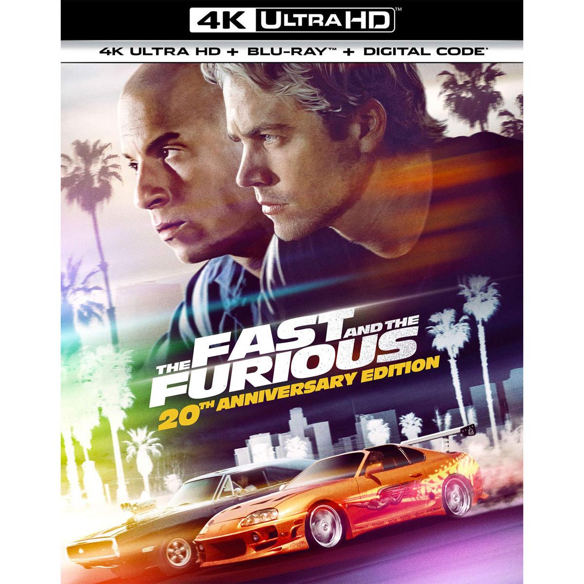The Fast and the Furious 20th Anniversary Steelbook Blu-ray for $9.99