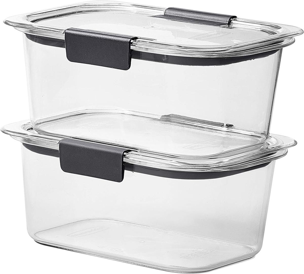 Rubbermaid Brilliance Food Storage Containers with Lids 2 Set for $9.98