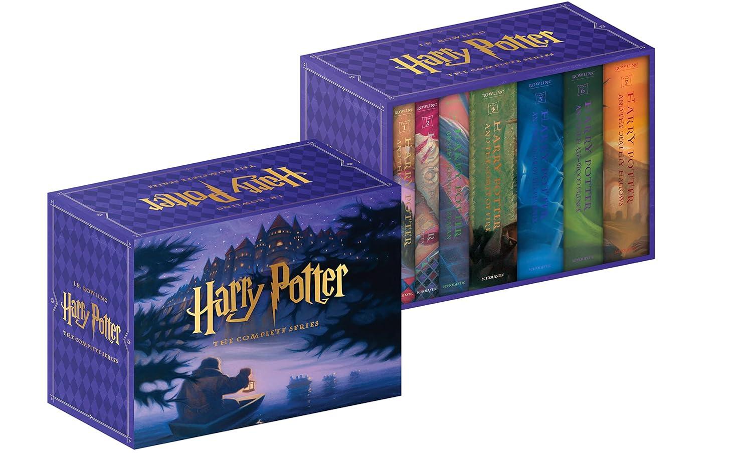 Harry Potter Hardcover Boxed Set Books 1-7 with Slipcase for $128.42 Shipped