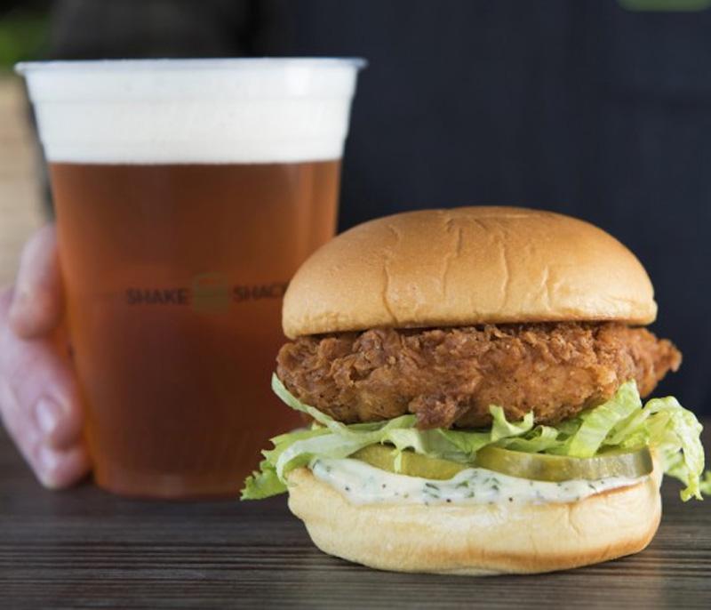 Free Shake Shack Chicken Shack Sandwich with a $10 Purchase