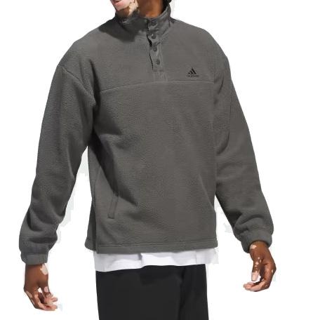 adidas Mens Polar Fleece Pullover Sweater for $21 Shipped