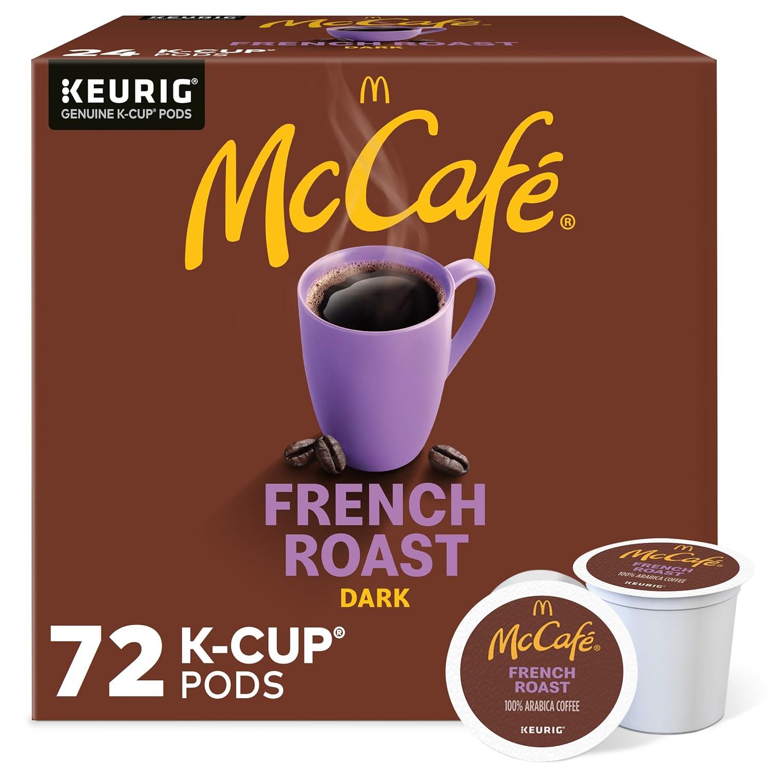 McCafe Premium Dark Roast K-Cup Coffee Pods 72 Pack for $23.28 Shipped