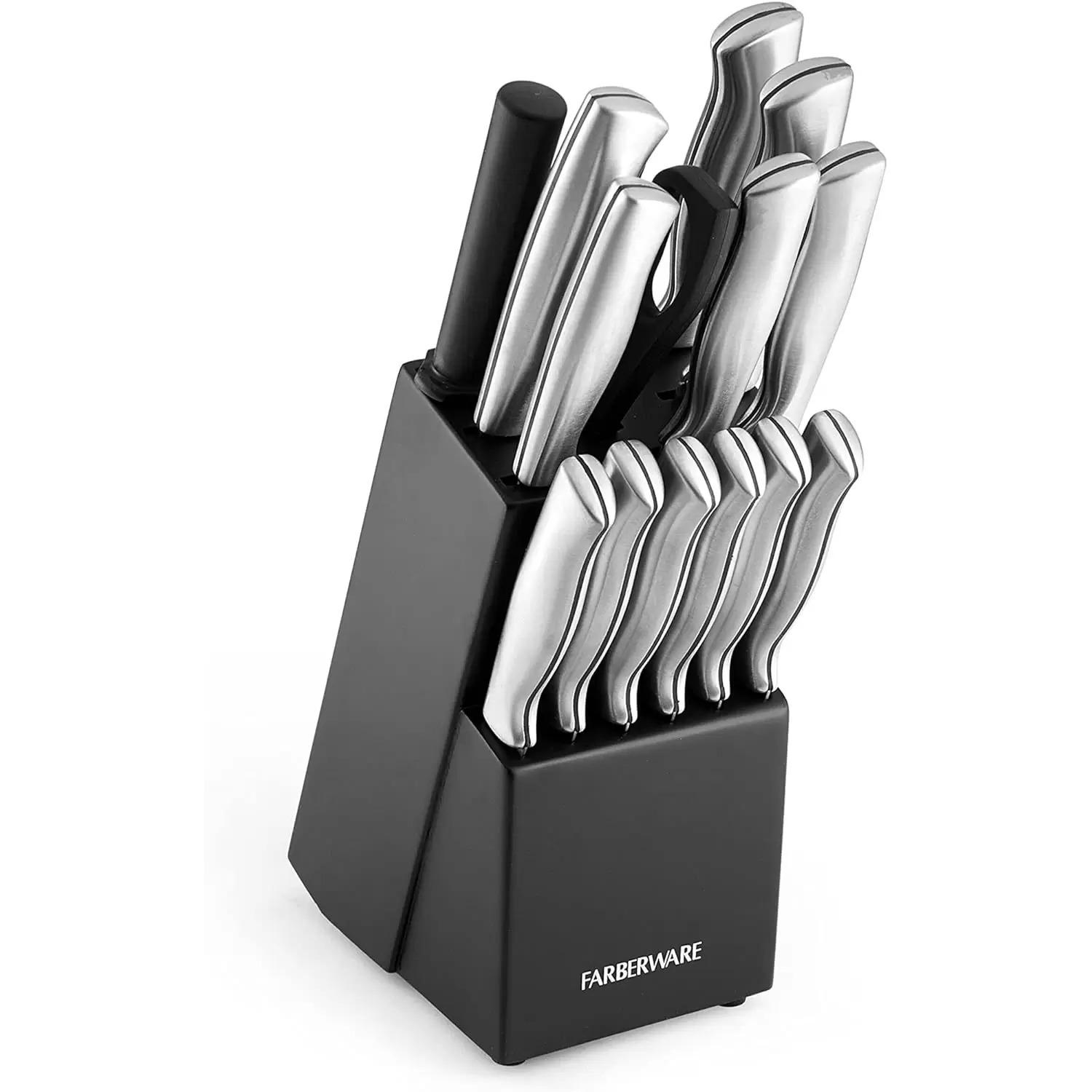 Farberware High Carbon Stamped Stainless Steel Knife Set for $19.99