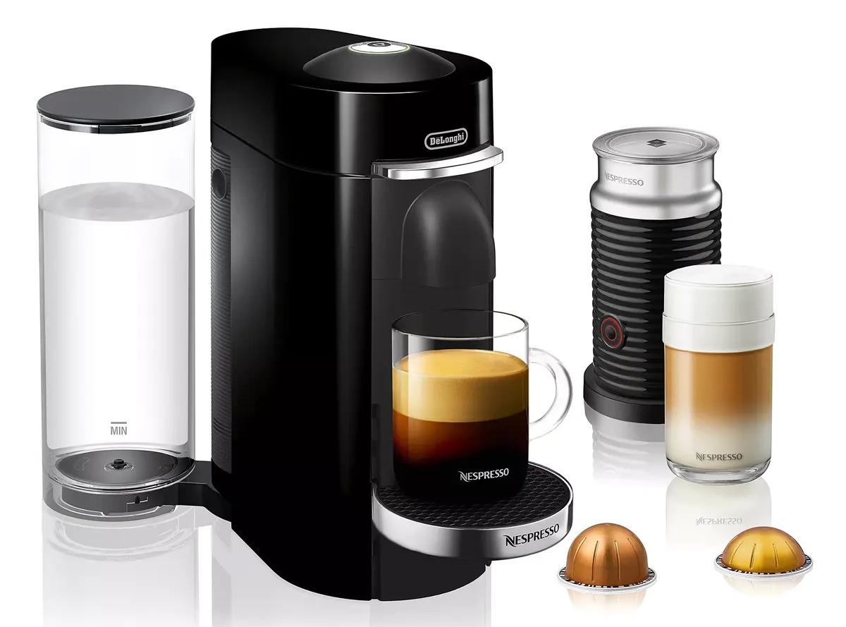 Nespresso VertuoPlus Deluxe by DeLonghi with Aeroccino Milk Frother $119.99 Shipped