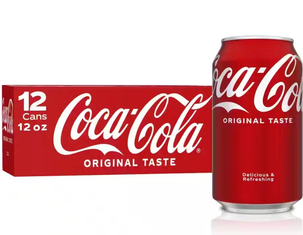 36 Cans of Soda Coke Sprite Mtn Dew 7up for $14.37