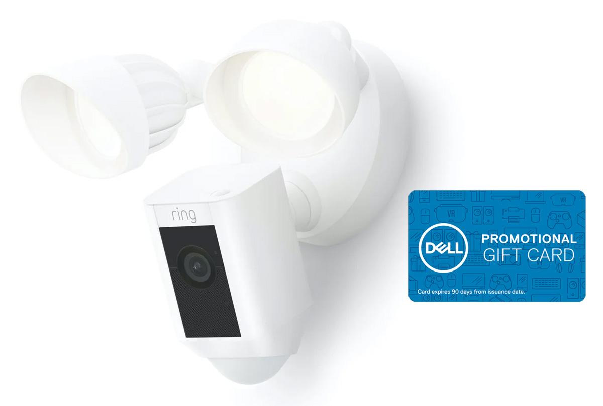 Ring Floodlight Cam Wired Plus Security Camera with $50 Gift Card for $119.99 Shipped
