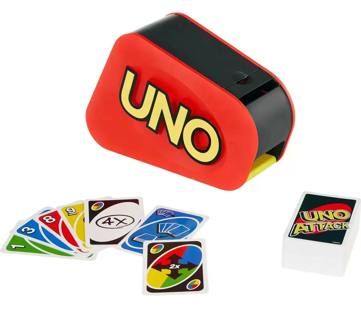 UNO Attack Card Game for Family Night with Card Launcher for $10