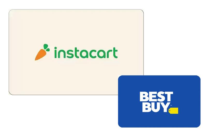$200 Instacart Gift Card with a $30 Best Buy Gift Card for $200