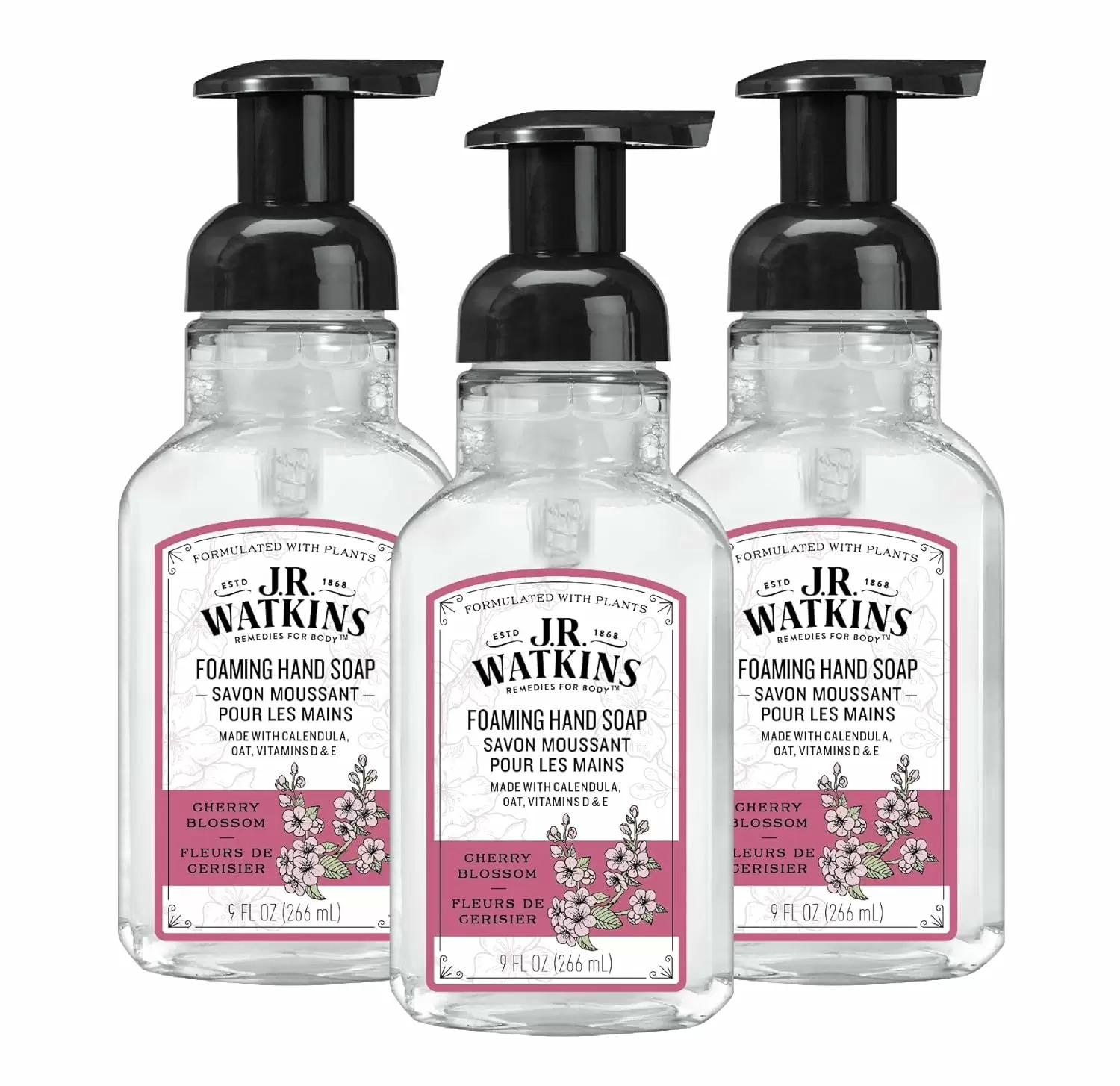 JR Watkins Foaming Hand Soap Pump with Dispenser 3 Pack for $6.73 Shipped