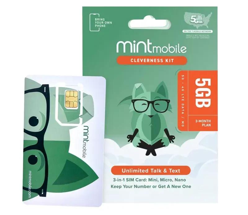 Mint Mobile 3 Months of Service with Target Gift Card for $15