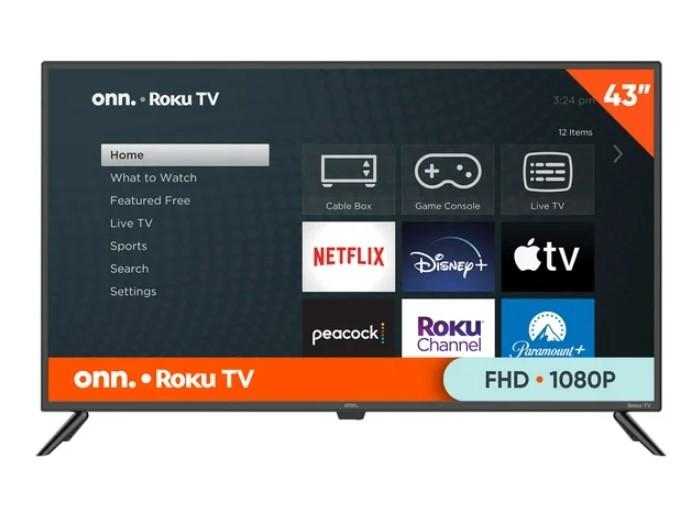 43in ONN 1080p Full HD LED Roku Smart TV for $98 Shipped