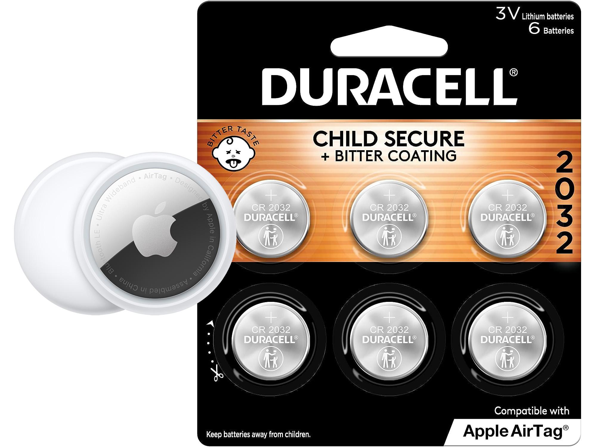 Apple Airtag Duracell CR2032 3V Lithium Coin Batteries 6 Pack for $5.78 Shipped