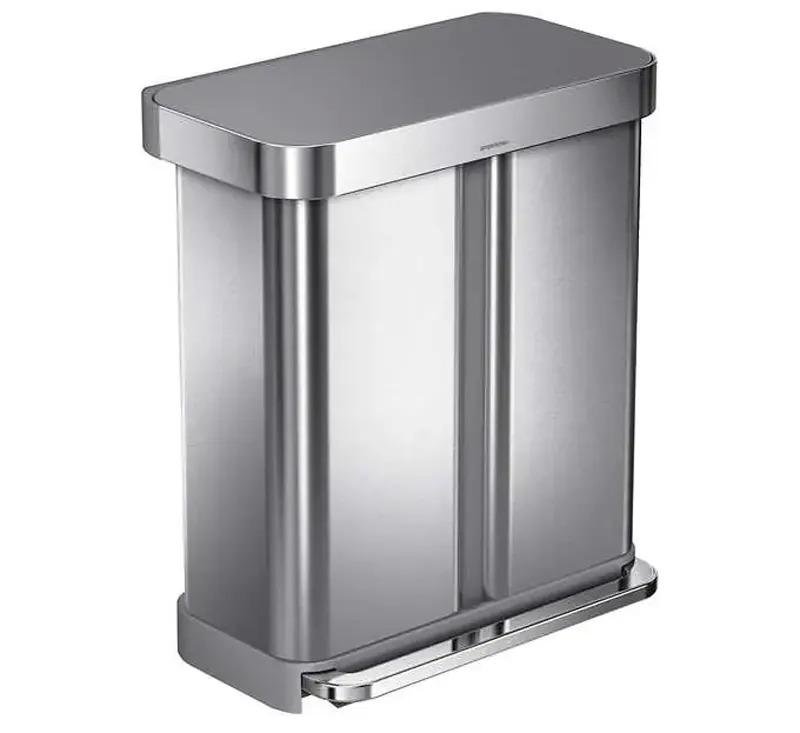 simplehuman 58L Dual Compartment Step Can for $99.99 Shipped