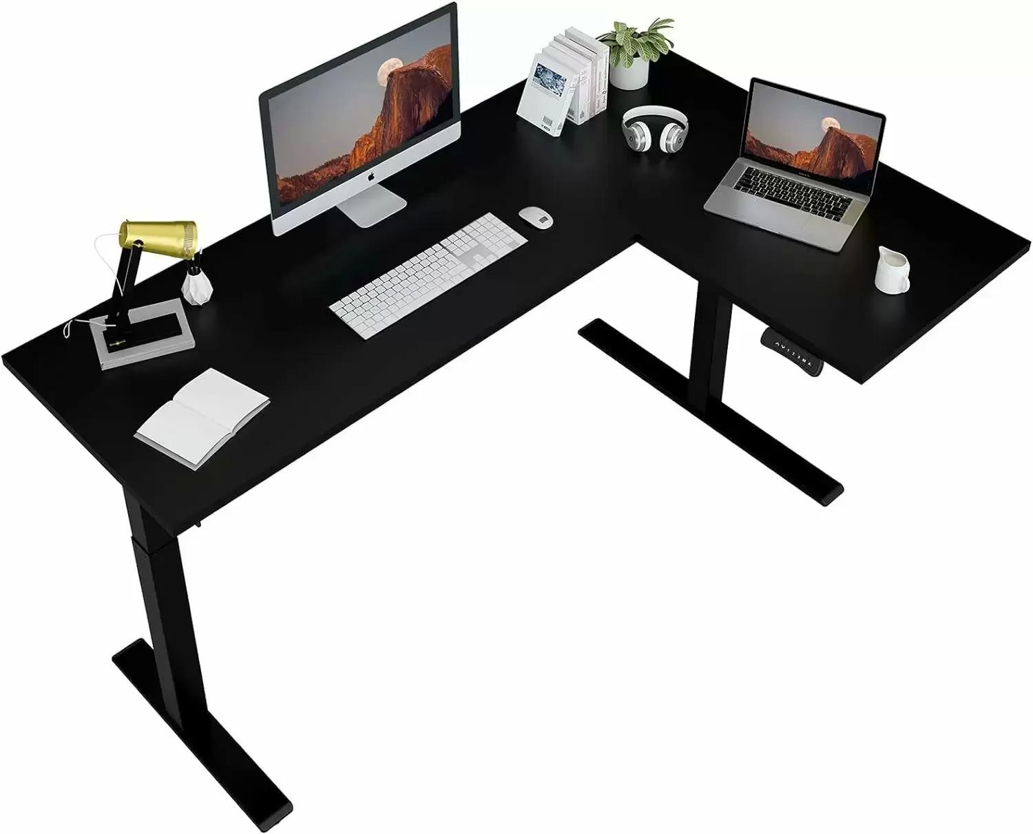 Flexispot Pro Corner Dual Motor L Shaped Computer Electric Standing Desk for $298.99