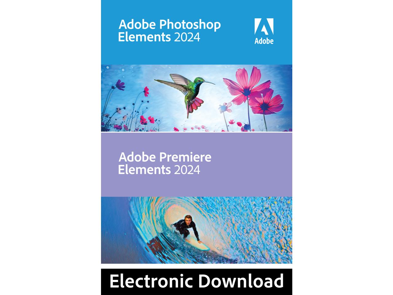 Adobe Photoshop Elements 2024 with Premiere Elements 2024 for $64.99