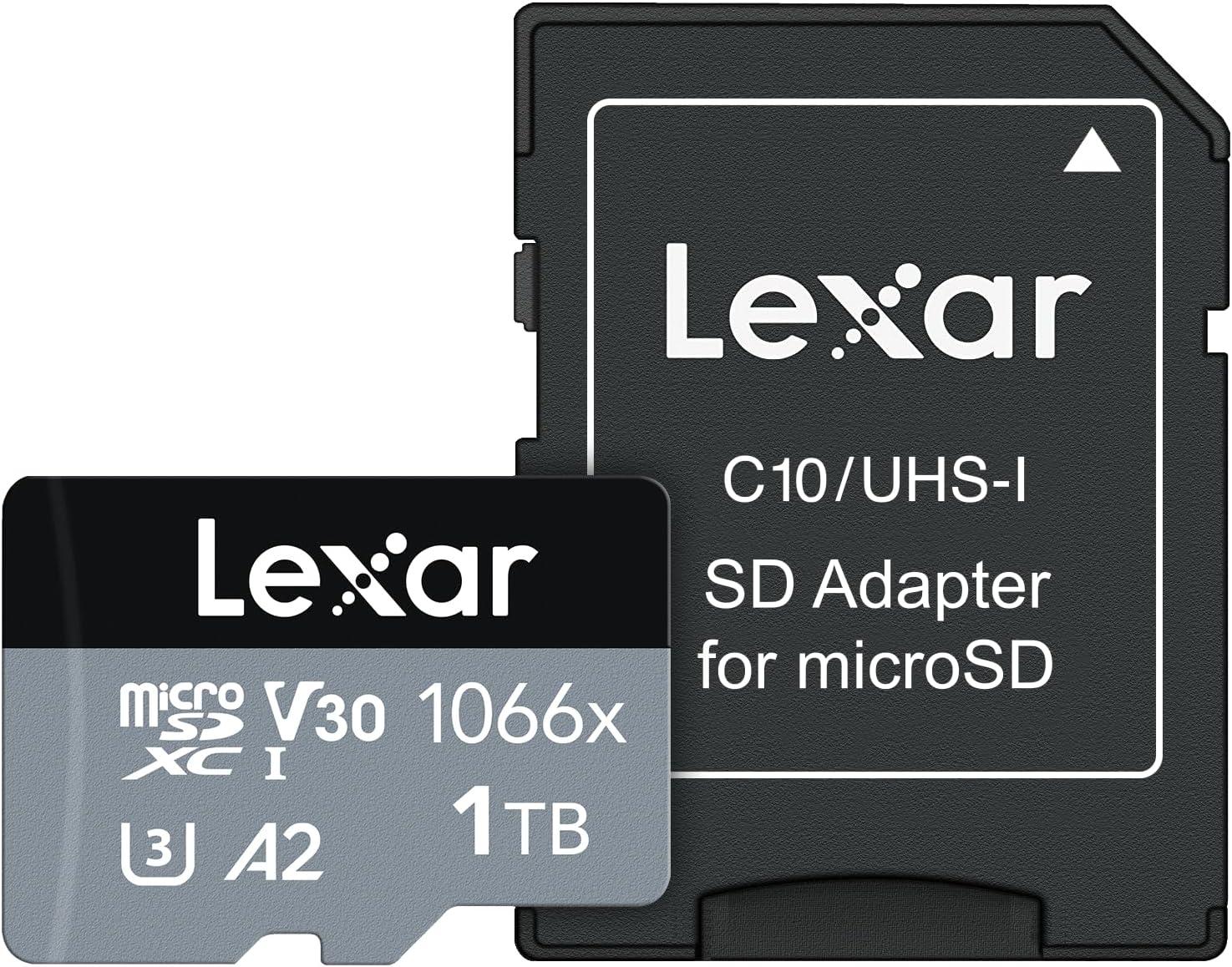 1TB Lexar Professional 1066x UHS-I U3 V30 A2 microSDXC Memory Card for $77.95 Shipped