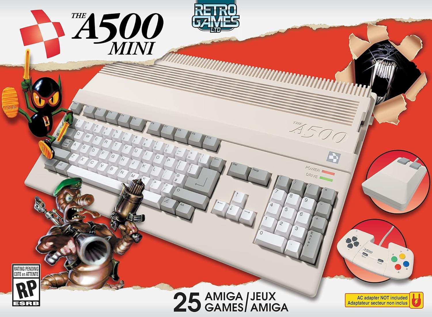 The A500 Mini 25 Amiga Games for $79.99 Shipped