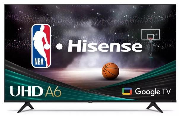 55in Hisense A6 Series 4K UHD Smart Google TV for $199.99 Shipped