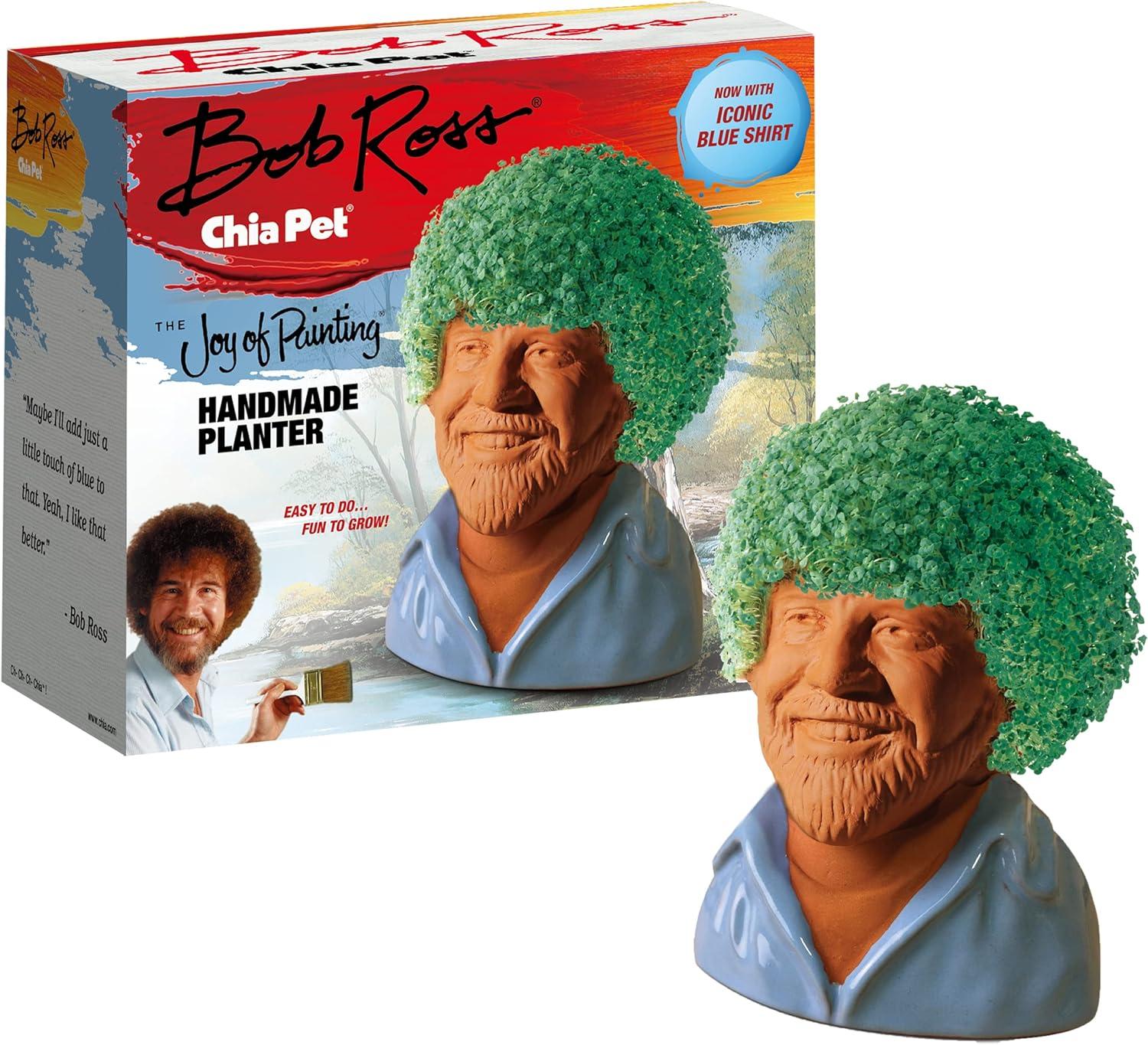 Chia Pet Bob Ross Planter for $14.99
