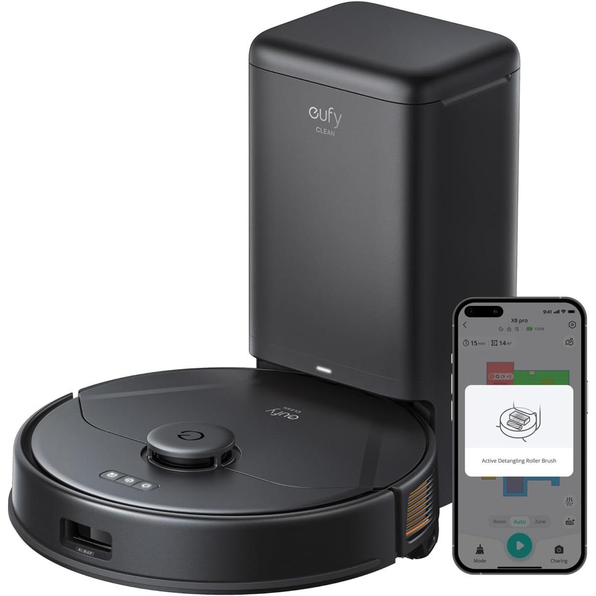 eufy Clean X8 Pro Robot Vacuum with Self Empty Station for $449.99 Shipped