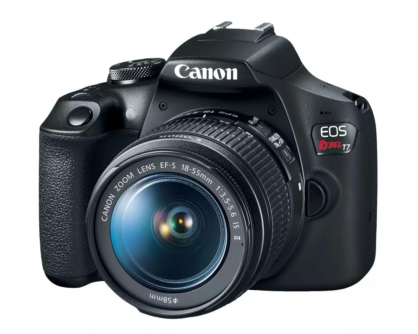 Canon EOS Rebel T7 EF-S 18-55mm f/3.5-5.6 IS II Lens Kit Refurbished for $229 Shipped