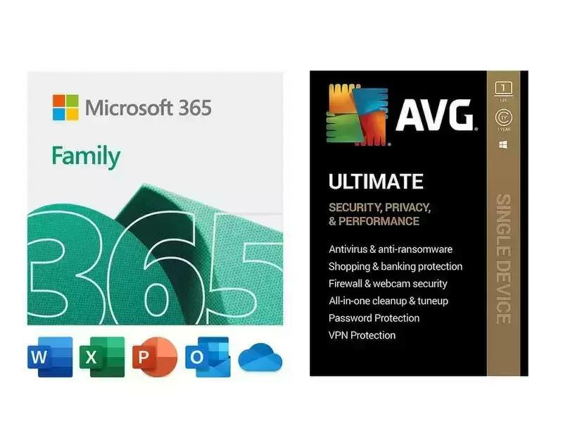 Microsoft 365 Family 15 Month Subscription + AVG Ultimate for $69.99 Shipped