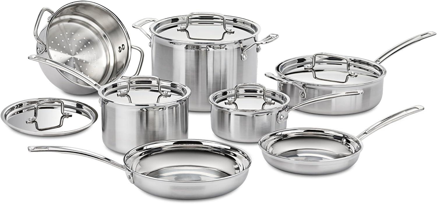Cuisinart 12 Piece Cookware Set MultiClad Pro Triple Ply for $175.99 Shipped
