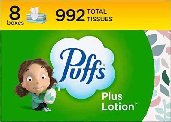 Puffs Facial Tissue 3 Boxes for $28.45 Shipped