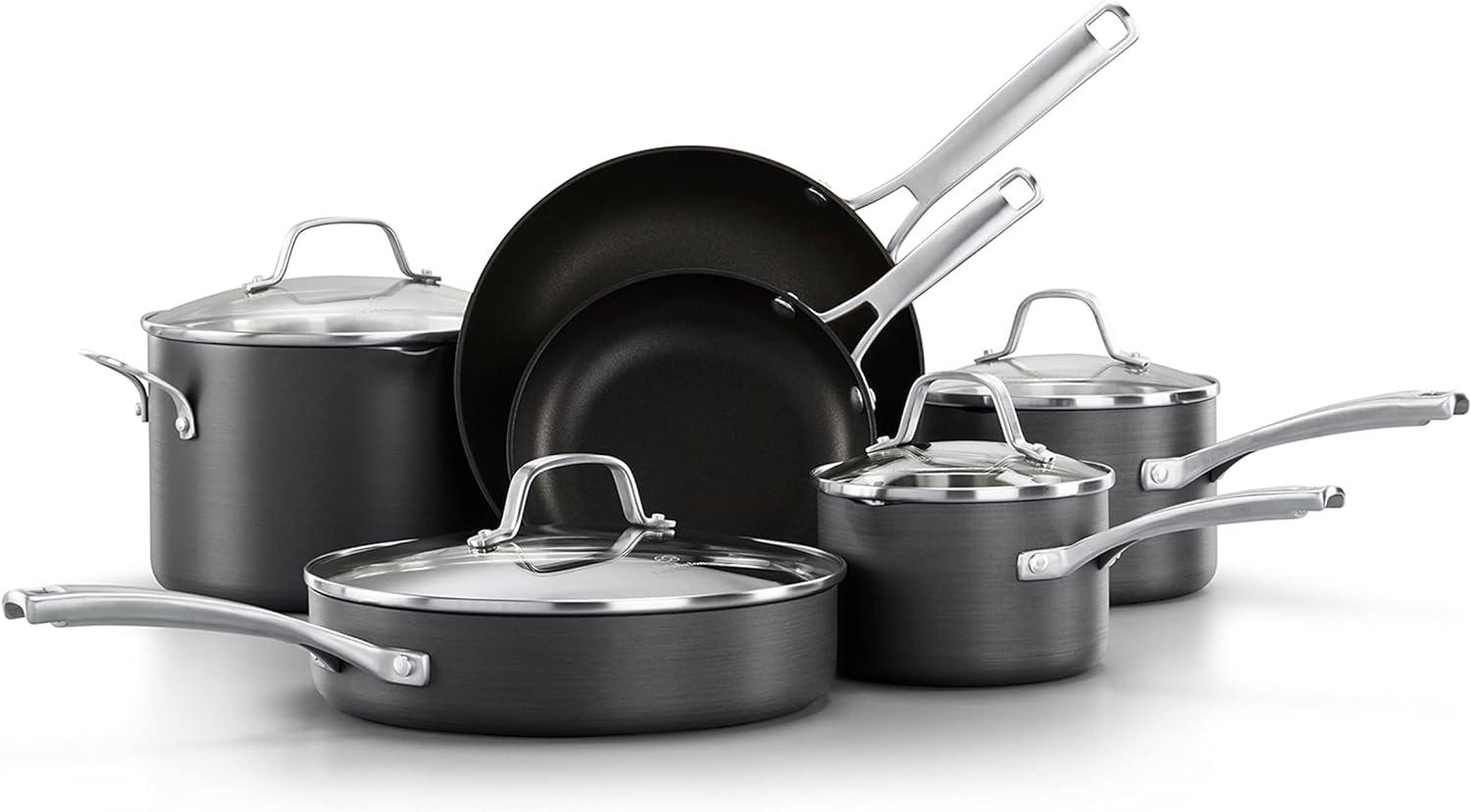 Calphalon Classic Hard-Anodized Nonstick Cookware for $127.49 Shipped