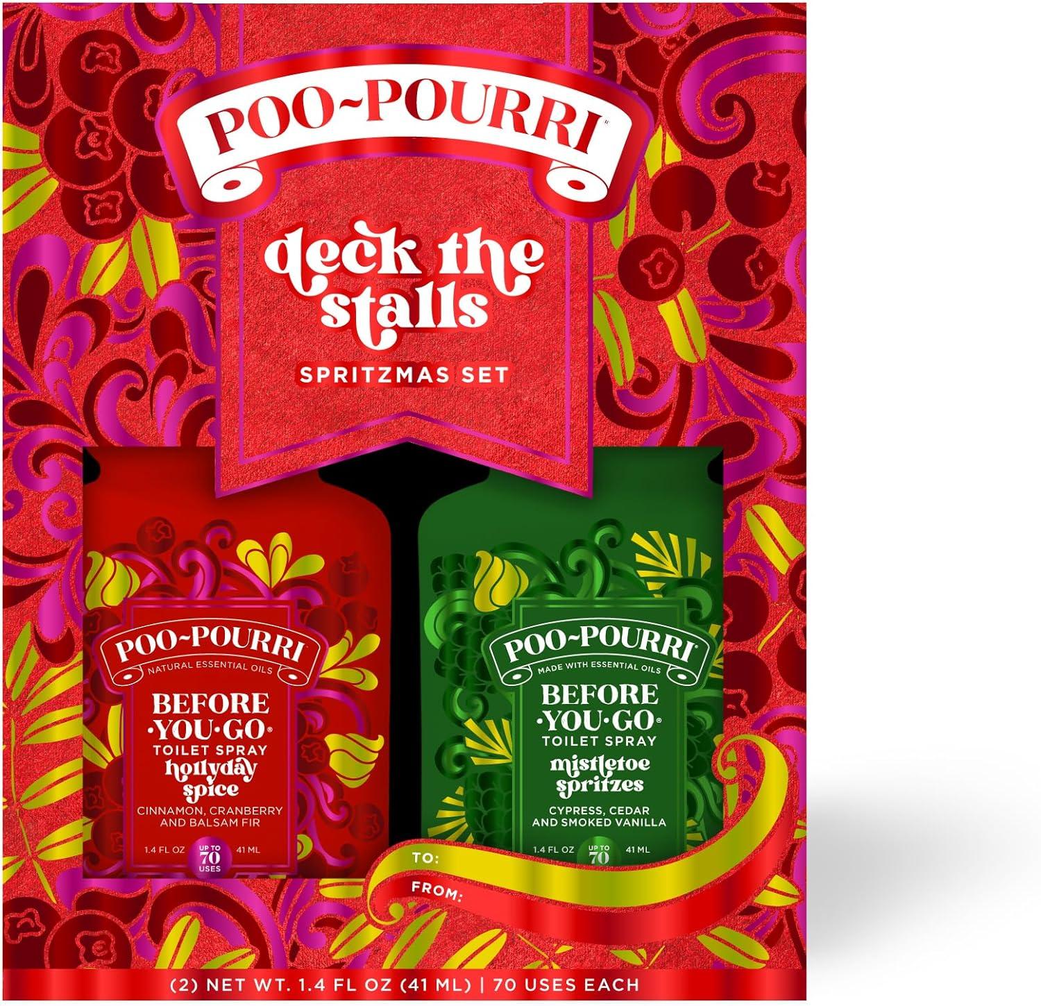 Poo-Pourri Deck the Stalls Gift Set Hollyday Spice and Mistletoe for $9.89 Shipped