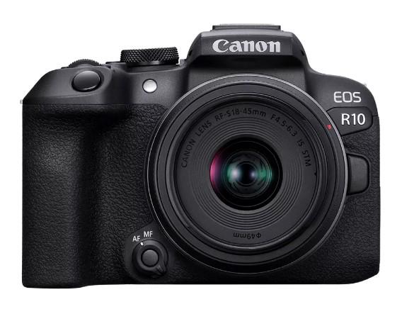 Canon EOS R10 Digital Camera + RF-S18-45mm F4.5-6.3 IS STM Lens Kit for $599 Shipped