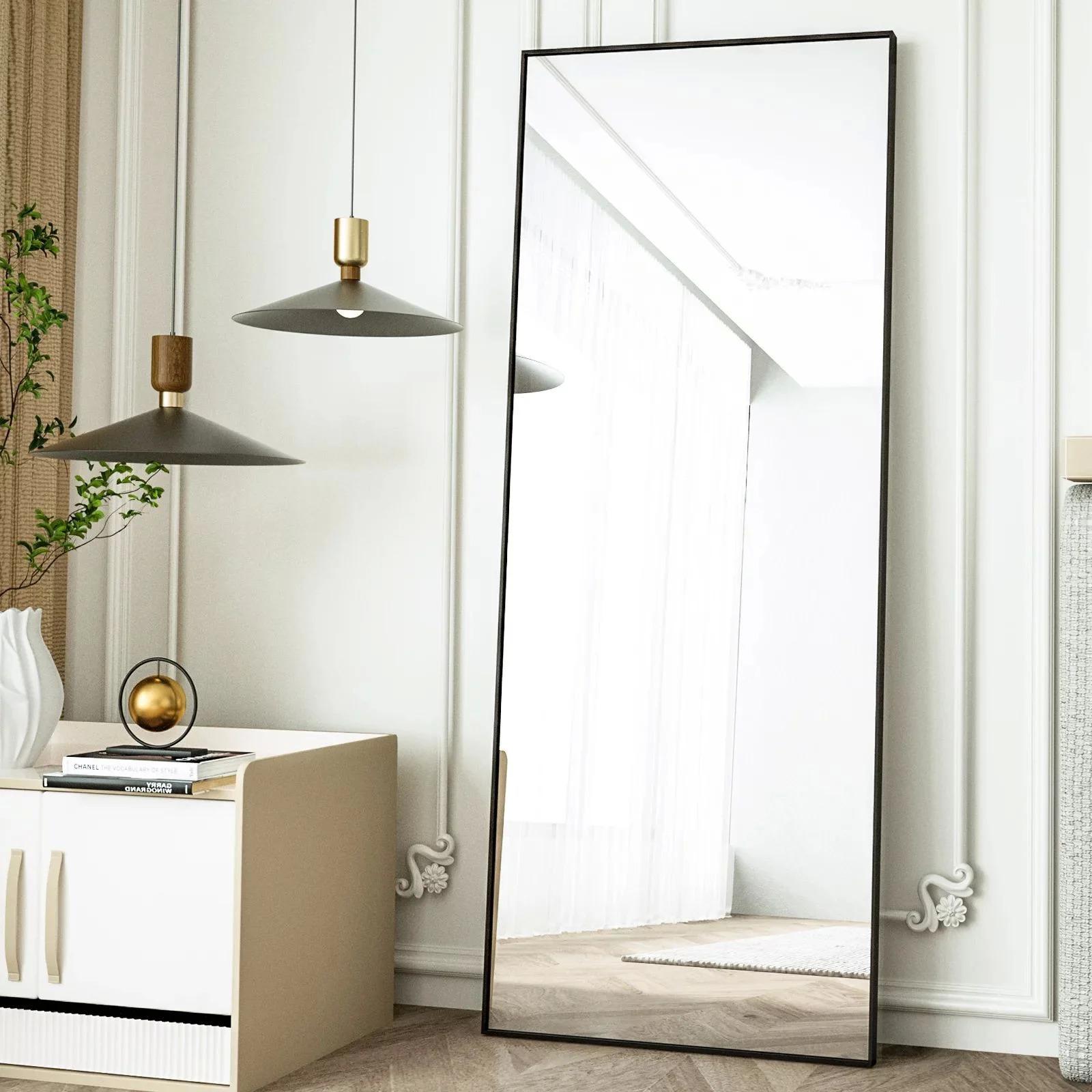 Full Length Mirror Rectangle Body Dressing Floor Standing Mirrors for $55 Shipped