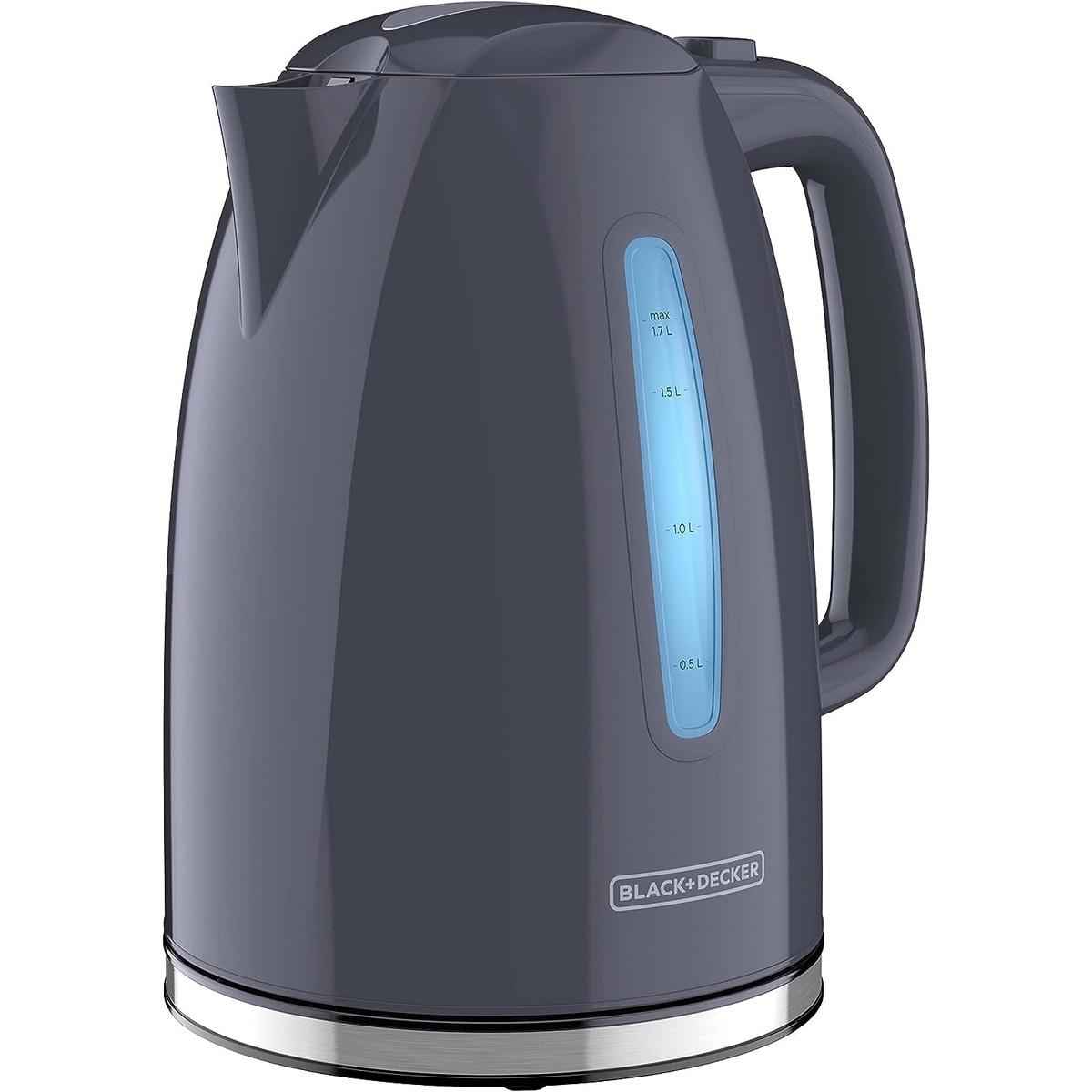 Black and Decker 1.7L Rapid Boil Electric Kettle for $18.48