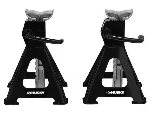 Husky 2-Ton Steel Car Jack Stands for $19.88 Shipped