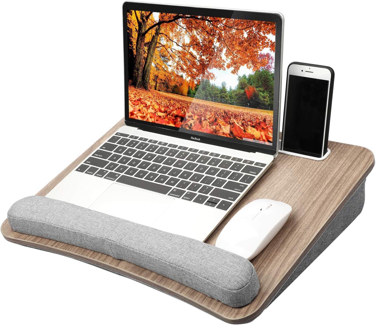 Portable Lap Laptop Desk with Pillow Cushion for $11.99 Shipped