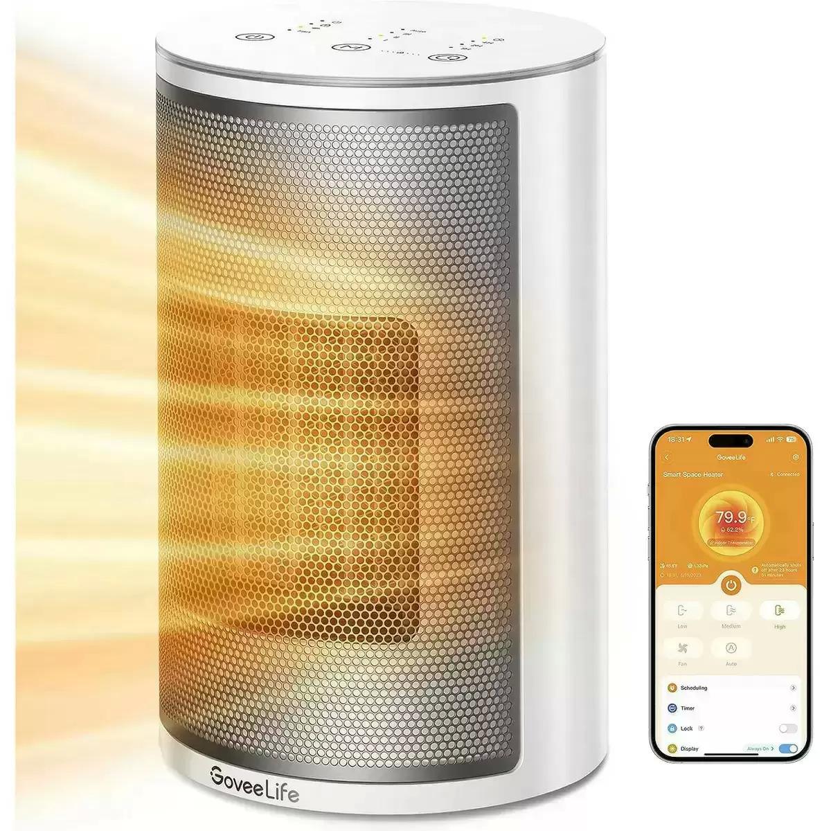 GoveeLife 1500W Smart Space Heater H7135 for $24.99 Shipped