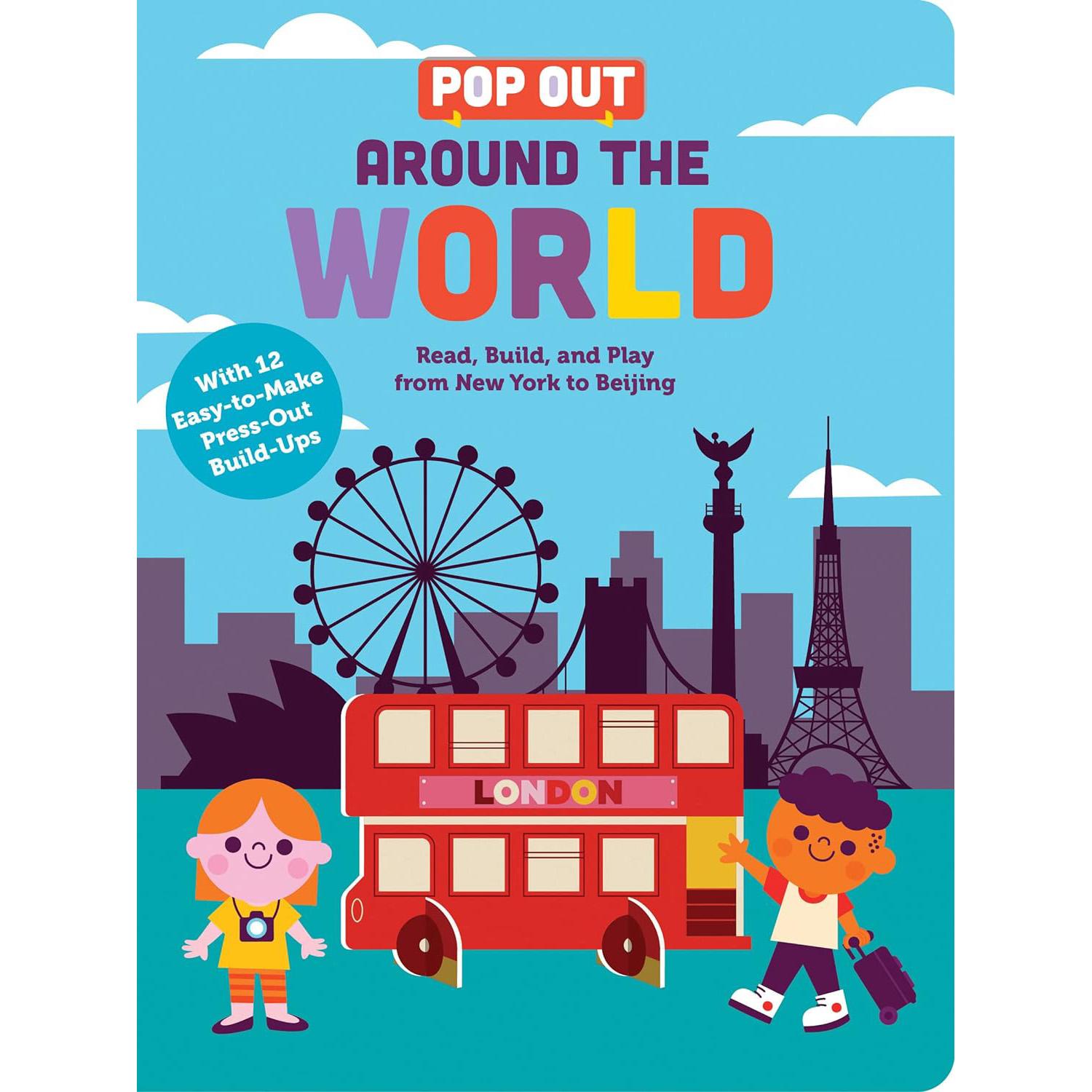 Pop Out Around the World Read Build Play from NY to Beijing Book for $2.03