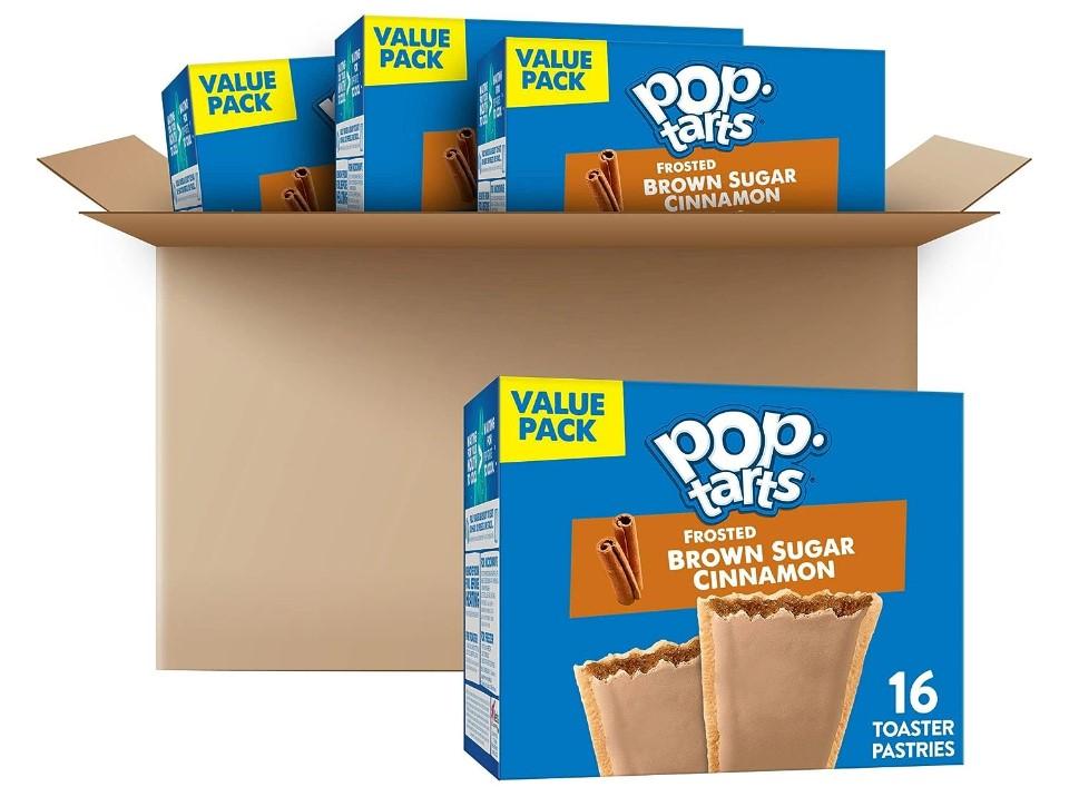 Pop-tarts Toaster Pastries Frosted Brown Sugar Cinnamon 64 Pack for $12.13 Shipped