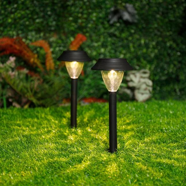 Westinghouse 10-Pack 3-Lumen Black Solar LED Outdoor Path Light for $19.03