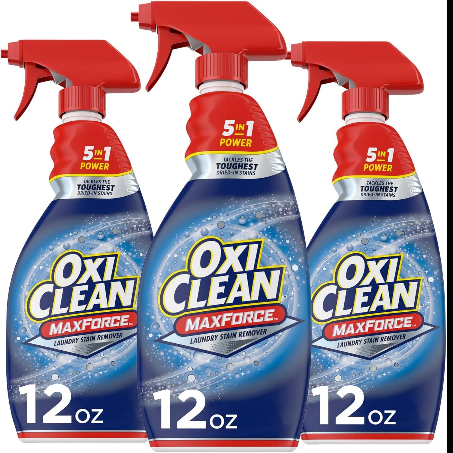 Oxi Clean Max Force Laundry Stain Remover Spray 3 Pack for $9.01