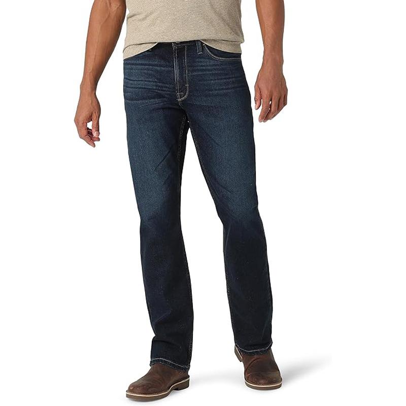 Wrangler Mens Relaxed Fit Boot Cut Jeans Deals