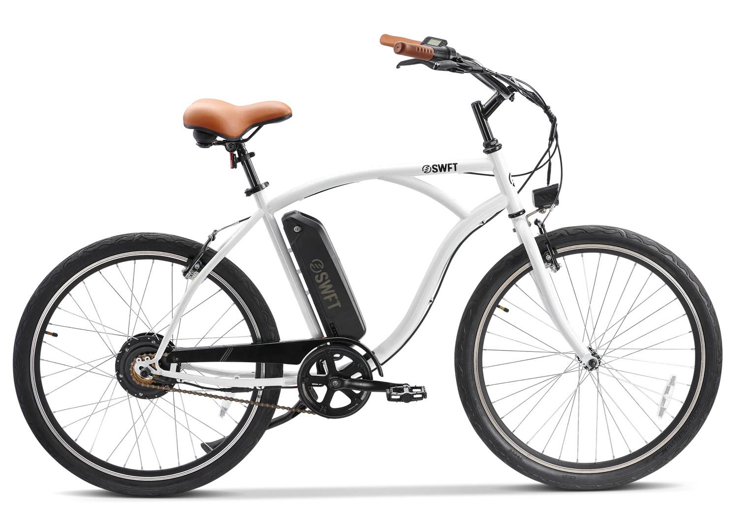 SWFT Fleet 500w Class-2 Cruiser E-Bike with Pedal Assist for $399.99