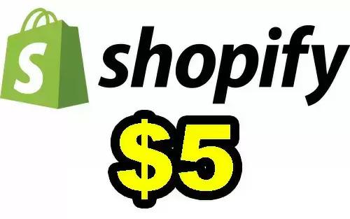 Free $5 Shopify Shop Cash Credit