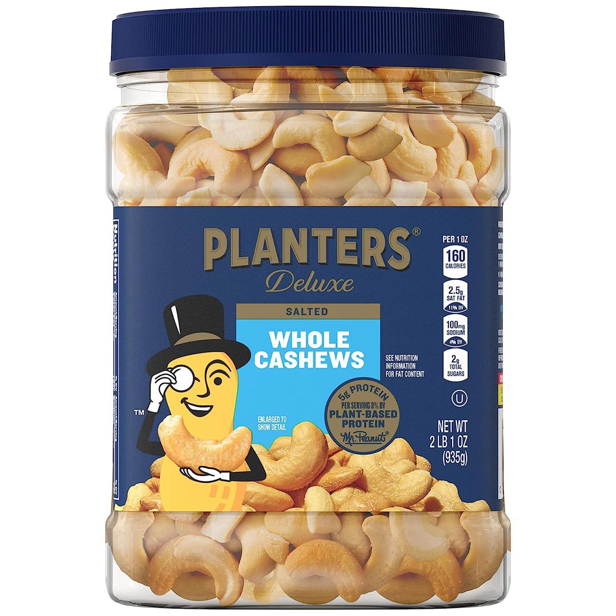 Planters Deluxe Salted Whole Cashews for $10.72 Shipped