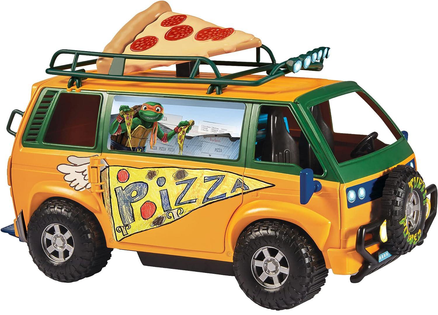 Teenage Mutant Ninja Turtles Mutant Mayhem Pizza Fire Delivery Van for $27.19 Shipped