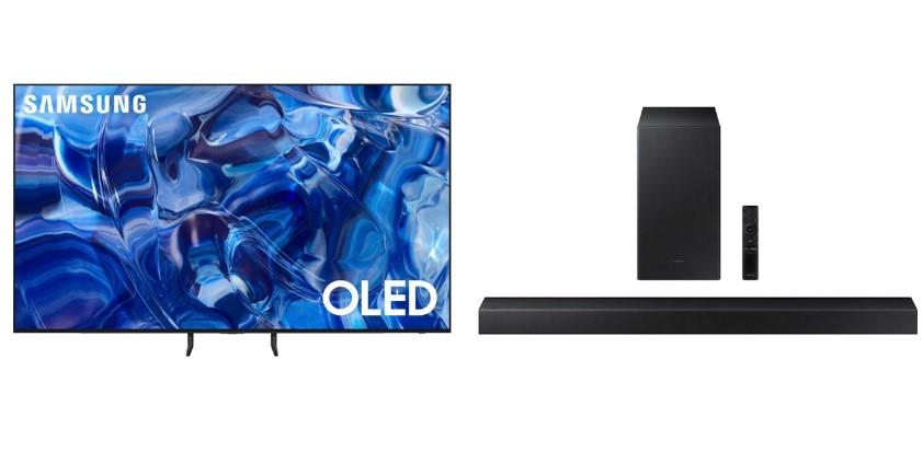 77in Samsung S89C OLED 4K UHD Smart Tizen TV with Soundbar for $1999.99 Shipped